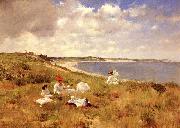 William Merritt Chase Idle Hours painting